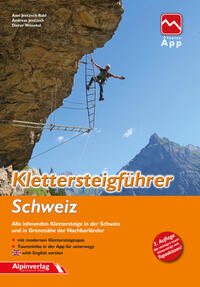 Vorderes Coverbild Klettersteigführer Schweiz