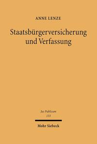Vorderes Coverbild Staatsbürgerversicherung und Verfassung