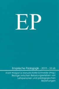 Vorderes Coverbild Bezüge zwischen Belastungserleben von Lehrpersonen und pädagogischen Beziehun