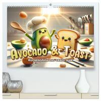Vorderes Coverbild Avocado & Toast - Küchenspäße das ganze Jahr (hochwertiger Premium Wandkalender 2025 DIN A2 quer), Kunstdruck in Hochglanz