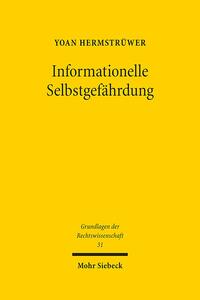 Vorderes Coverbild Informationelle Selbstgefährdung
