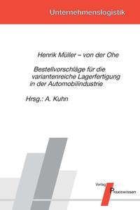 Vorderes Coverbild Bestellvorschläge für die variantenreiche Lagerfertigung in der Automobilindustrie