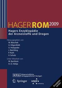 Vorderes Coverbild HagerROM 2009. Hagers Enzyklopädie der Arzneistoffe und Drogen