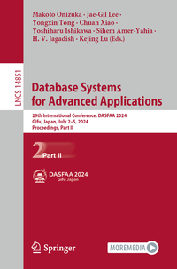 Vorderes Coverbild Database Systems for Advanced Applications