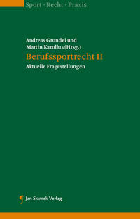 Vorderes Coverbild Berufssportrecht II