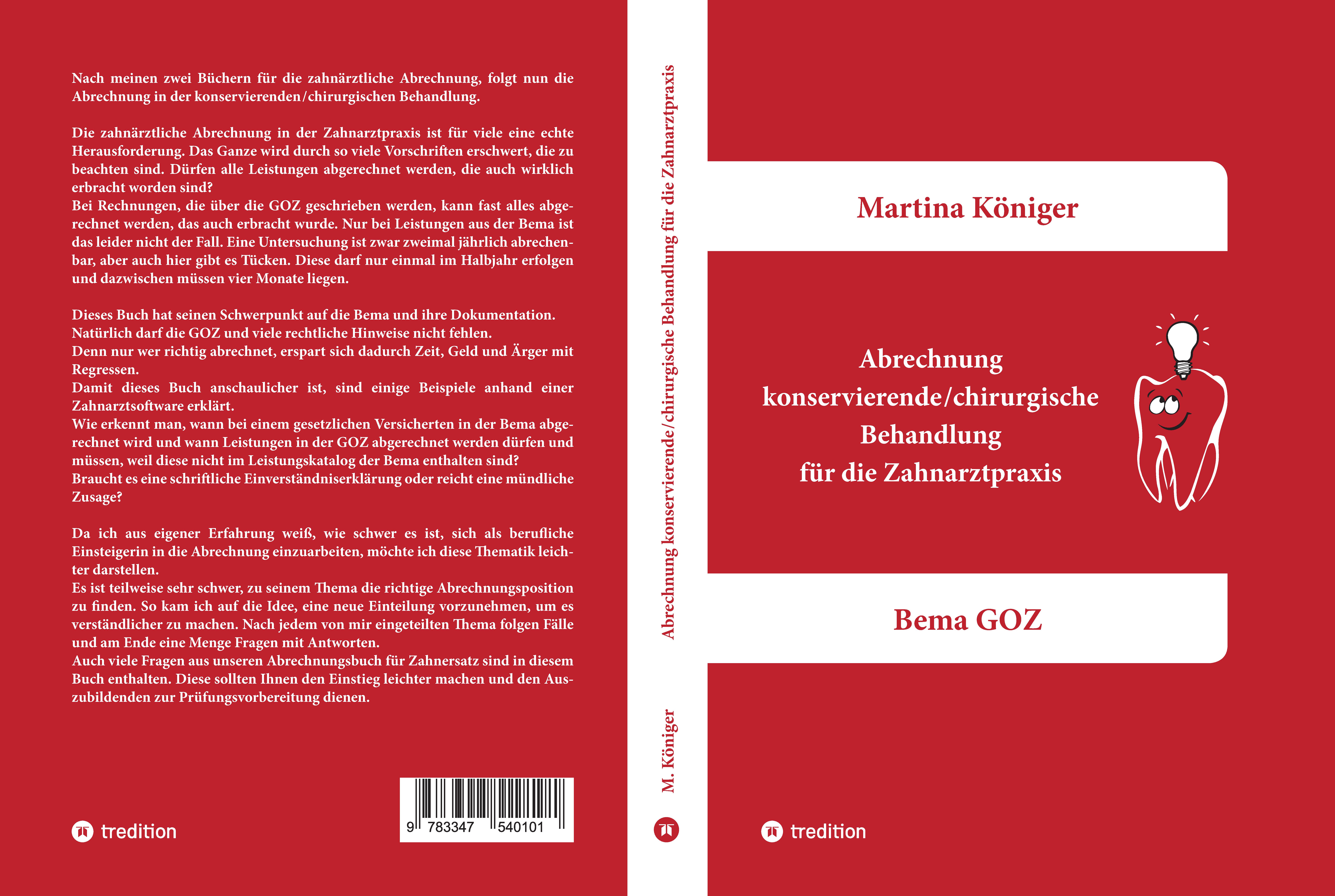 Gesamtes Coverbild Abrechnung konservierende/chirurgische Behandlung für die Zahnarztpraxis