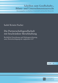 Vorderes Coverbild Die Partnerschaftsgesellschaft mit beschränkter Berufshaftung