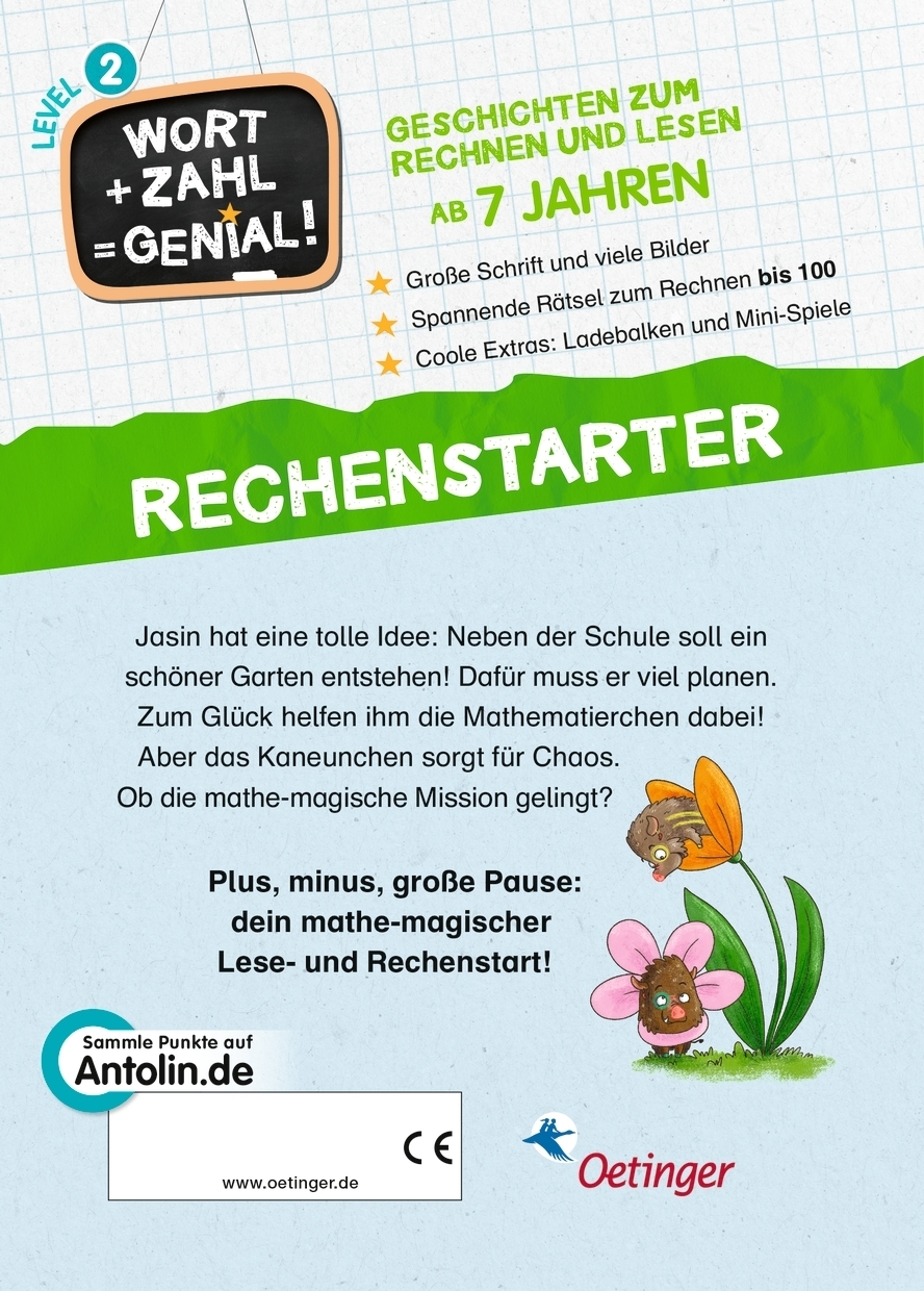 Rückseitencover Die Mathematierchen. Ach du grünes Kaneunchen!