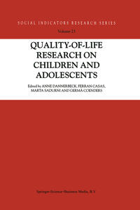 Vorderes Coverbild Quality-of-Life Research on Children and Adolescents