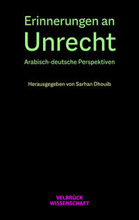 Vorderes Coverbild Erinnerungen an Unrecht