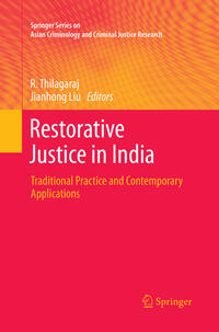 Vorderes Coverbild Restorative Justice in India