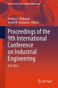 Vorderes Coverbild Proceedings of the 9th International Conference on Industrial Engineering