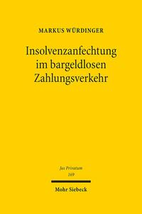 Vorderes Coverbild Insolvenzanfechtung im bargeldlosen Zahlungsverkehr