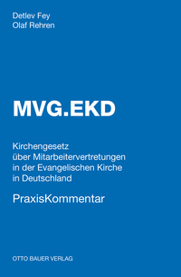 Vorderes Coverbild MVG.EKD PraxisKommentar - Kirchengesetz über Mitarbeitervertretungen in der Evangelischen Kirche Deutschland -