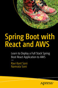 Vorderes Coverbild Spring Boot with React and AWS