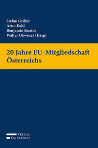 Vorderes Coverbild 20 Jahre EU-Mitgliedschaft Österreichs
