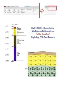 Vorderes Coverbild Civil 3D Version 2023 / Civil 3D 2023 Geotechnical Modeler und Alternativen " farbig für Anwender"