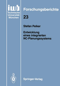 Vorderes Coverbild Entwicklung eines integrierten NC-Planungssystems