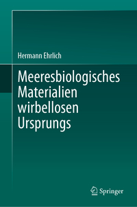 Vorderes Coverbild Meeresbiologisches Materialien wirbellosen Ursprungs