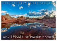 Vorderes Coverbild WHITE POCKET - Naturwunder in Arizona (Tischkalender 2025 DIN A5 quer), CALVENDO Monatskalender