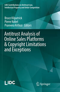 Vorderes Coverbild Antitrust Analysis of Online Sales Platforms & Copyright Limitations and Exceptions