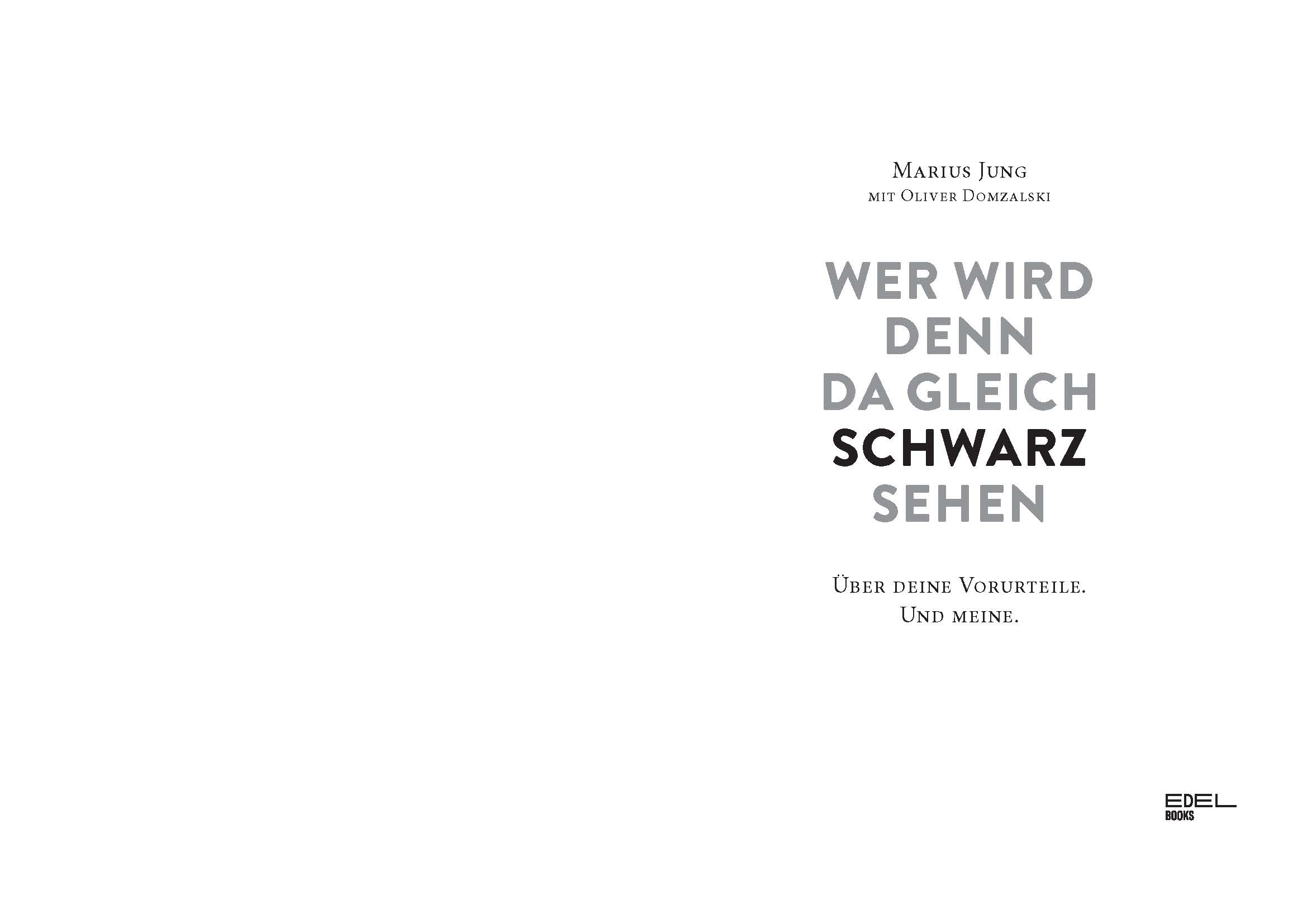 Beispielinhalt (Bild) Wer wird denn da gleich schwarzsehen