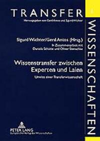 Vorderes Coverbild Wissenstransfer zwischen Experten und Laien