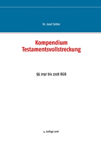 Vorderes Coverbild Kompendium Testamentsvollstreckung