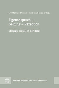 Vorderes Coverbild Eigenanspruch – Geltung – Rezeption