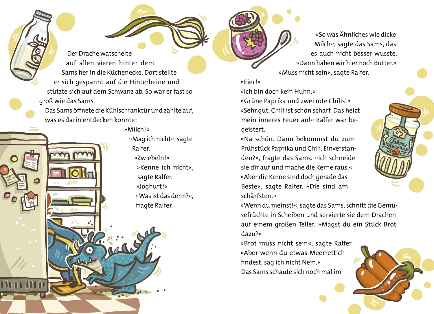 Beispielinhalt (Bild) Das Sams 10. Das Sams und der blaue Drache