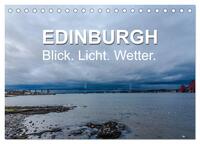 Vorderes Coverbild EDINBURGH. Blick. Licht. Wetter. (Tischkalender 2026 DIN A5 quer), CALVENDO Monatskalender