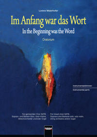 Vorderes Coverbild Im Anfang war das Wort. SATB. Instrumentalstimmen