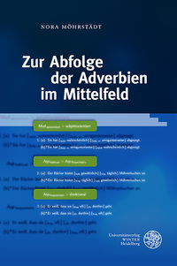 Vorderes Coverbild Zur Abfolge der Adverbien im Mittelfeld