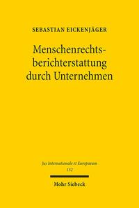 Vorderes Coverbild Menschenrechtsberichterstattung durch Unternehmen