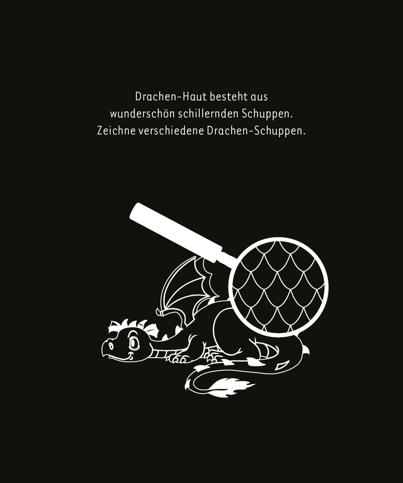 Beispielinhalt (Bild) Kritzkratz-Spaß Drachen