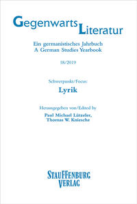 Vorderes Coverbild Gegenwartsliteratur. Ein Germanistisches Jahrbuch /A German Studies Yearbook / 18/2019