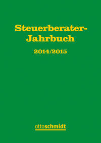 Vorderes Coverbild Steuerberater-Jahrbuch 2014/2015