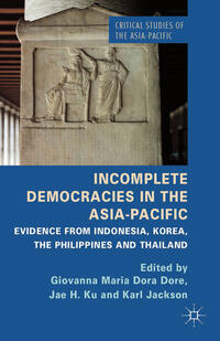 Vorderes Coverbild Incomplete Democracies in the Asia-Pacific