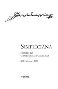 Vorderes Coverbild Simpliciana XLII (2020)