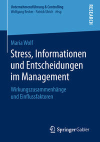 Vorderes Coverbild Stress, Informationen und Entscheidungen im Management