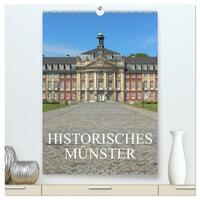 Vorderes Coverbild Historisches Münster (hochwertiger Premium Wandkalender 2025 DIN A2 hoch), Kunstdruck in Hochglanz