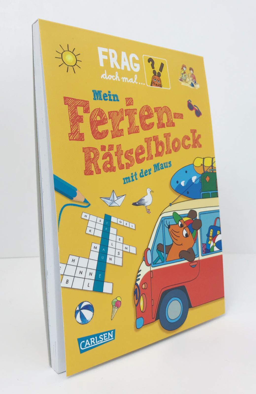 Beispielinhalt (Bild) Frag doch mal ... die Maus: Mein Ferien-Rätselblock mit der Maus
