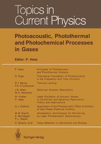 Vorderes Coverbild Photoacoustic, Photothermal and Photochemical Processes in Gases