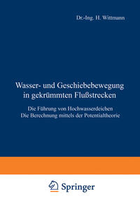 Vorderes Coverbild Wasser- und Geschiebebewegung in gekrümmten Flußstrecken