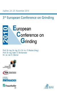 Vorderes Coverbild 3rd European Conference on Grinding ECG
