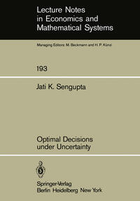 Vorderes Coverbild Optimal Decisions under Uncertainty