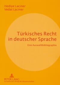 Vorderes Coverbild Türkisches Recht in deutscher Sprache