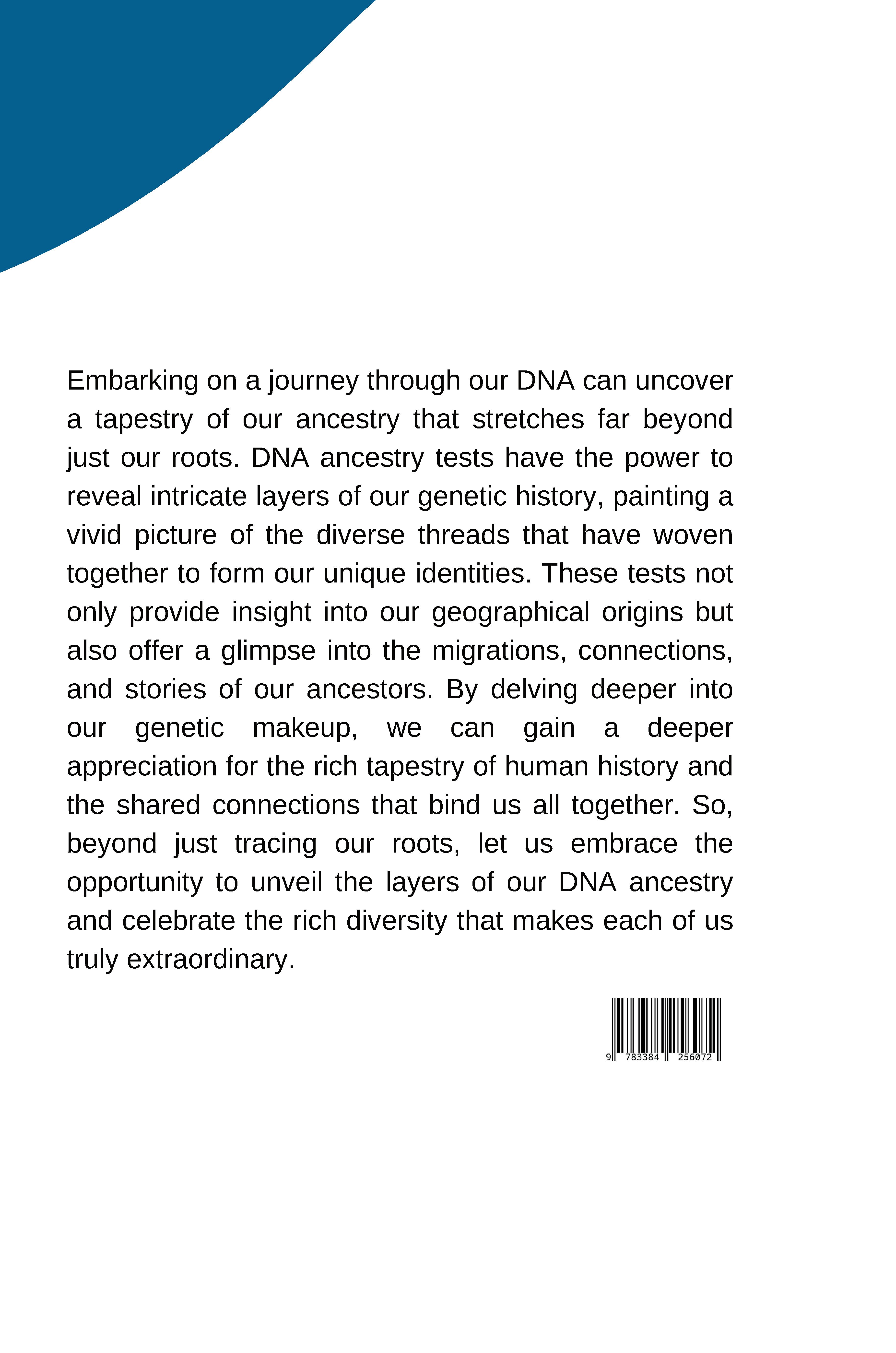 Rückseitencover DNA Ancestry Testing: A Look at the Science and Its Cultural Impact