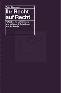 Vorderes Coverbild Ihr Recht auf Recht