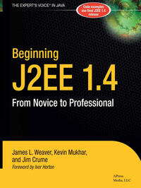 Vorderes Coverbild Beginning J2EE 1.4